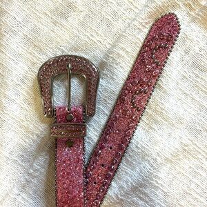Pink Bling Costume Belt
